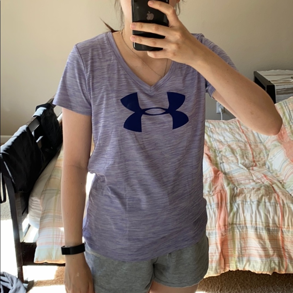 Under Armour Women V Neck Heat Gear Shirt